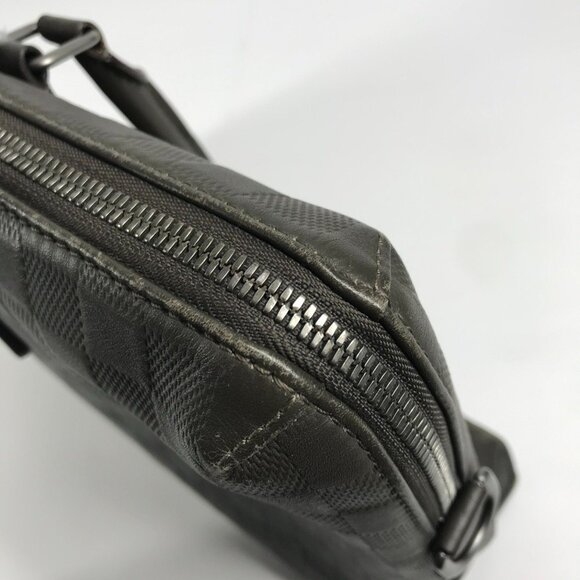 LOUIS VUITTON Gray Damier Leather Tote Bag - Picture 14 of 16